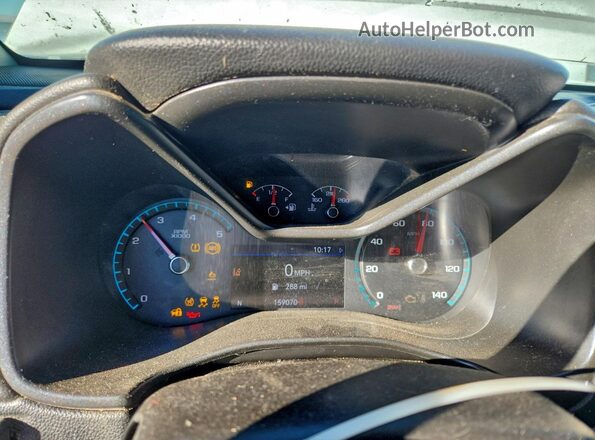 1GTP6CE11L1125975 2020 GMC CANYON White Вид щитка приладів