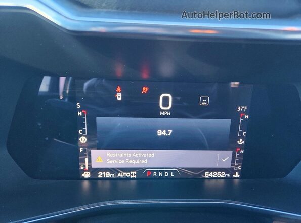 1GTP6DEK2P1179323 2023 GMC CANYON Желто-коричневый Вид щитка приборов