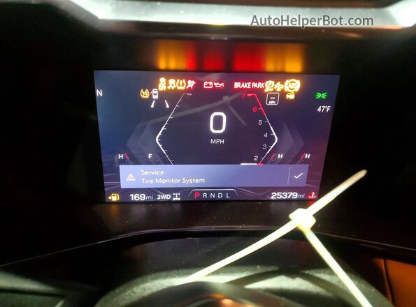 1GTP6DEK3P1153538 2023 GMC CANYON Серебряный Вид щитка приборов