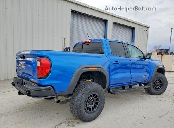 1GTP6EEK5R1230788 2024 GMC CANYON Blue Задня права чверть