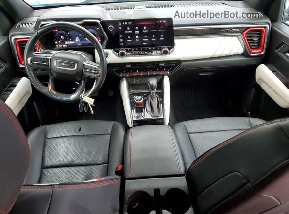1GTP6EEK5R1230788 2024 GMC CANYON Blue Вид панелі приладів