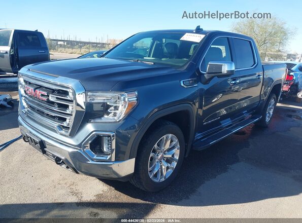 1GTU9DEDXMZ301757 2021 GMC SIERRA Black წინა მარცხენა ხედი სამი მეოთხედიდან
