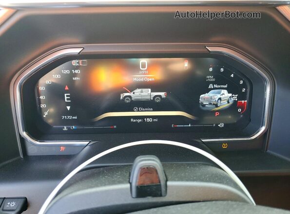 1GTUUGEL8TZ135437 2026 GMC SIERRA Black Instrument cluster view