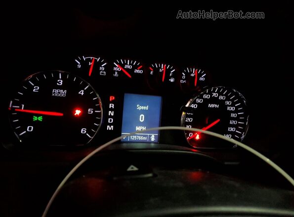 1GTV2LEC3GZ365816 2016 GMC SIERRA White Widok zestawu wskaźników