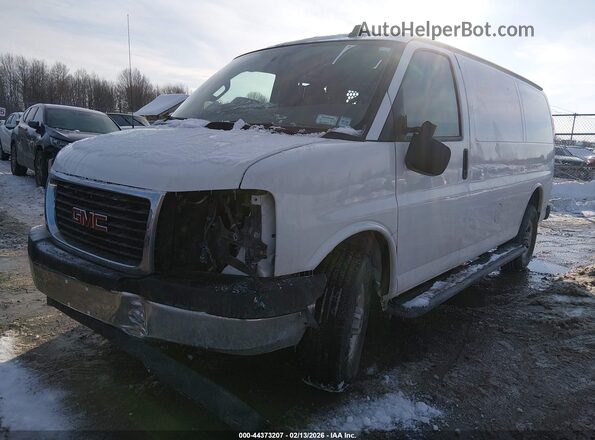1GTW7AF72M1254793 2021 GMC SAVANA CARGO White Przód lewy