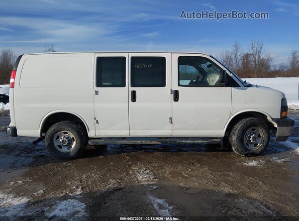 1GTW7AF72M1254793 2021 GMC SAVANA CARGO White Widok wnętrza 360 stopni