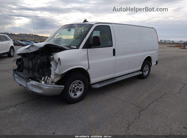 1GTW7AFG8K1294549 2019 GMC SAVANA 2500 Белый Передняя левая четверть