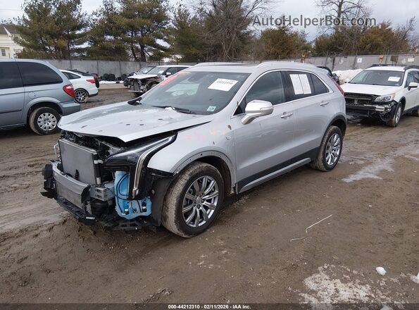 1GYFZDR42MF081688 2021 CADILLAC XT4 Gray Առջևի ձախ երեք քառորդ տեսարան