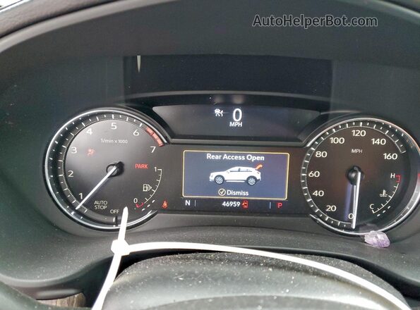 1GYFZER45NF118966 2022 CADILLAC XT4 Gray ხელსაწყოთა პანელის ხედი