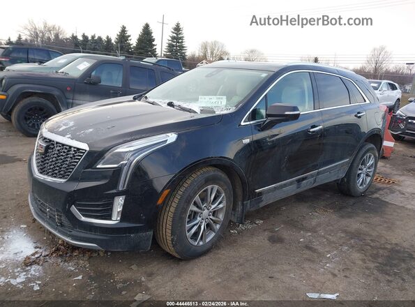 1GYKNDR49PZ111430 2023 CADILLAC XT5 Black წინა მარცხენა ხედი სამი მეოთხედიდან