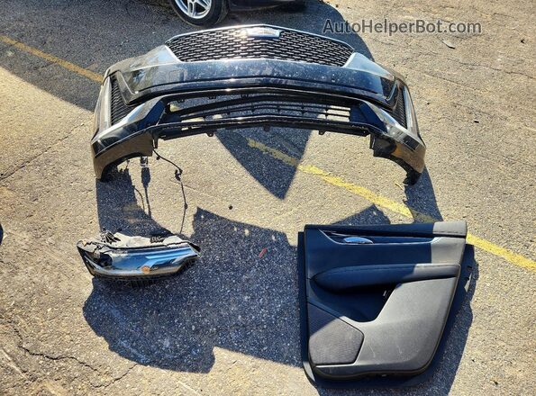 1GYKPCRS6LZ118414 2020 CADILLAC OTHER Black VIN კოდის სტიკერის ხედი