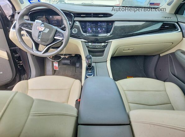 1GYKPCRSXLZ111384 2020 CADILLAC OTHER Brown ხელსაწყოთა პანელის ხედი