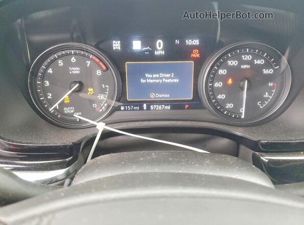 1GYKPFRS5NZ112950 2022 CADILLAC OTHER Белый Вид щитка приборов