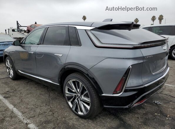 1GYKPMRK7PZ000609 2023 CADILLAC OTHER Gray უკანა მარცხენა