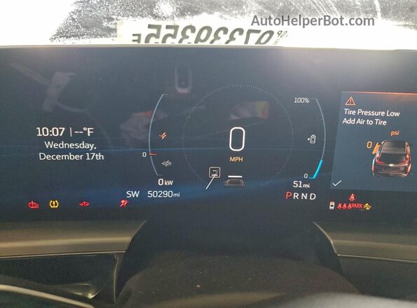 1GYKPPRL7RZ102103 2024 CADILLAC OTHER Blue Vista del cuadro de instrumentos