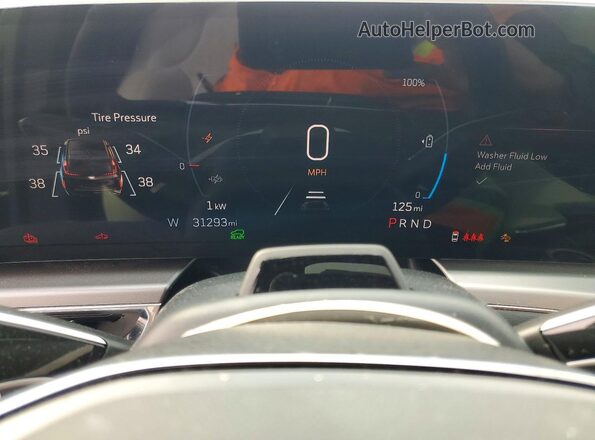 1GYKPWRK2RZ105900 2024 CADILLAC OTHER Black Instrument cluster view