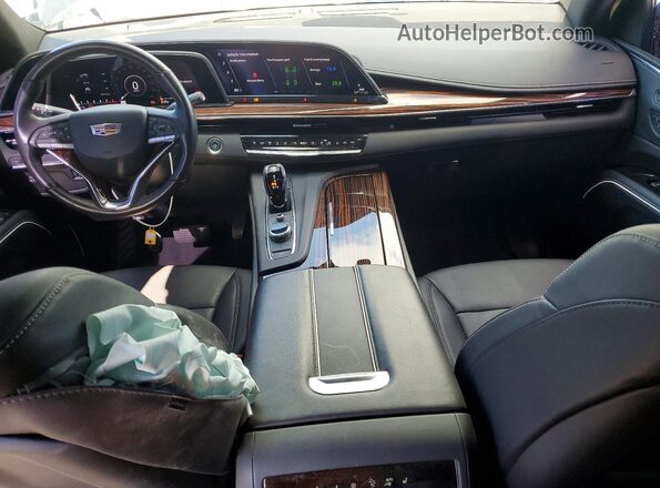 1GYS3JKL7PR487517 2023 CADILLAC ESCALADE Black Widok deski rozdzielczej