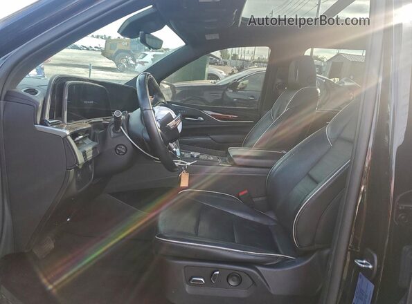 1GYS3KKL0PR262877 2023 CADILLAC ESCALADE Black Вид салону спереду