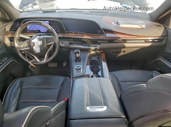 1GYS3KKL0PR262877 2023 CADILLAC ESCALADE Black Вид панелі приладів