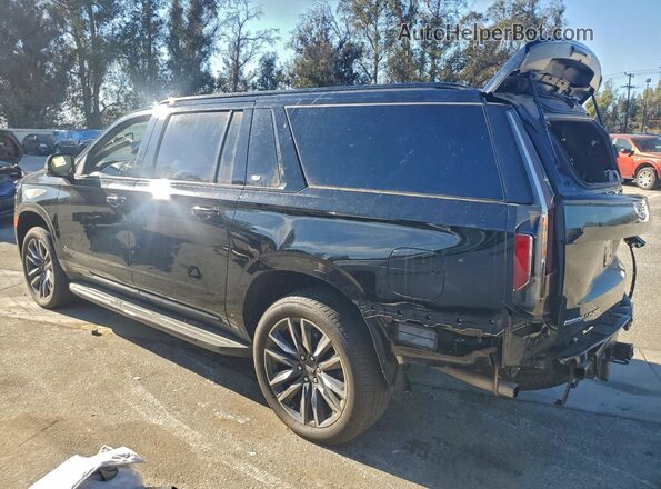 1GYS3PKT7PR258029 2023 CADILLAC ESCALADE Black Задня ліва чверть