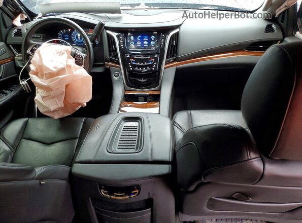 1GYS4BKJ5LR158018 2020 CADILLAC ESCALADE Черный Вид панели приборов