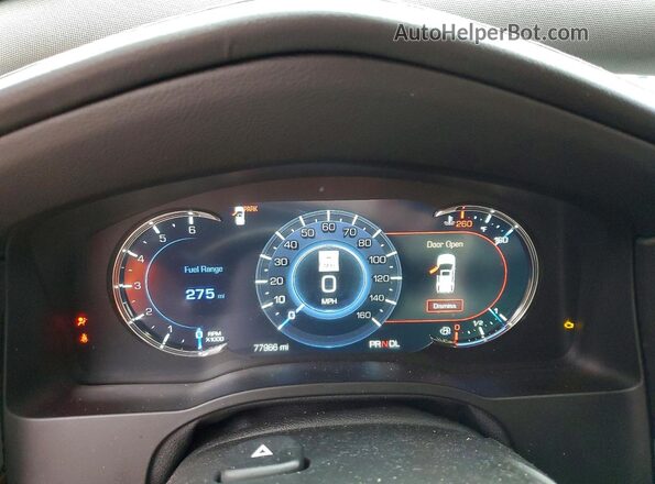1GYS4BKJ5LR158018 2020 CADILLAC ESCALADE Черный Вид щитка приборов