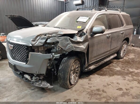 1GYS4BKLXPR163674 2023 CADILLAC ESCALADE Gray Przód lewy