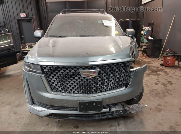 1GYS4BKLXPR163674 2023 CADILLAC ESCALADE Gray Widok zestawu wskaźników