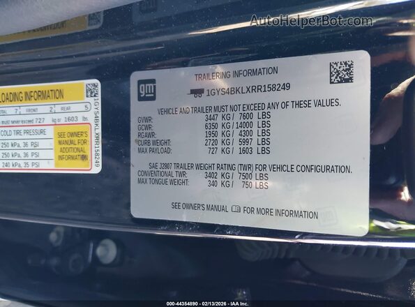 1GYS4BKLXRR158249 2024 CADILLAC ESCALADE Black Вид підкапотного простору