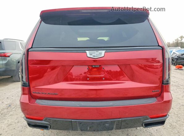 1GYS4GKL5PR462583 2023 CADILLAC ESCALADE Maroon უკანა ხედი