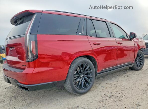 1GYS4GKL5PR462583 2023 CADILLAC ESCALADE Maroon უკანა მარჯვენა
