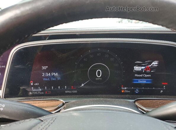 1GYS4GKL8MR183236 2021 CADILLAC ESCALADE Black ხელსაწყოთა პანელის ხედი