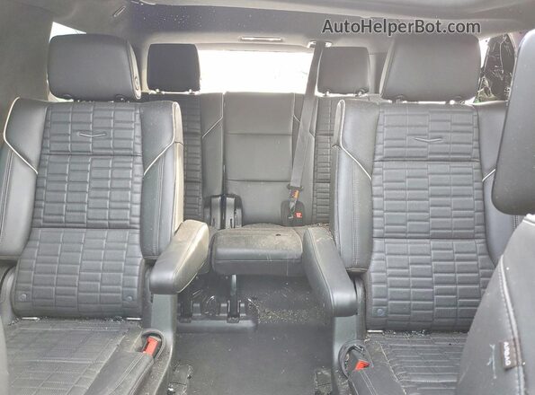 1GYS4GKL8MR183236 2021 CADILLAC ESCALADE Black უკანა სავარძლების ხედი