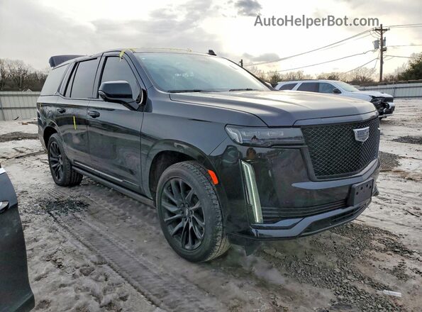 1GYS4GKL8MR183236 2021 CADILLAC ESCALADE Black წინა მარჯვენა