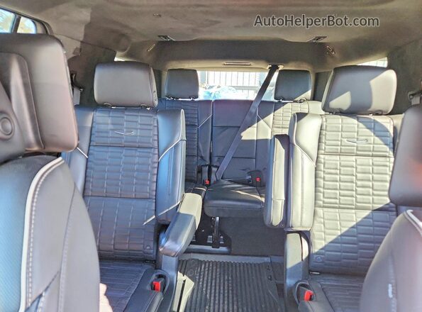 1GYS4HK90PR540133 2023 CADILLAC ESCALADE Black უკანა სავარძლების ხედი