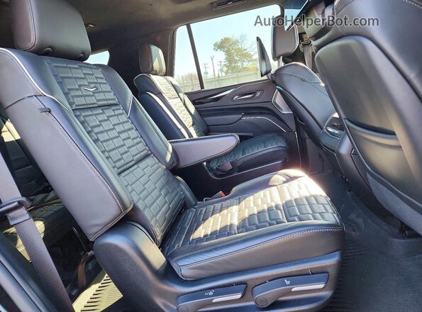 1GYS4HK90PR540133 2023 CADILLAC ESCALADE Black უკანა სალონის ხედი