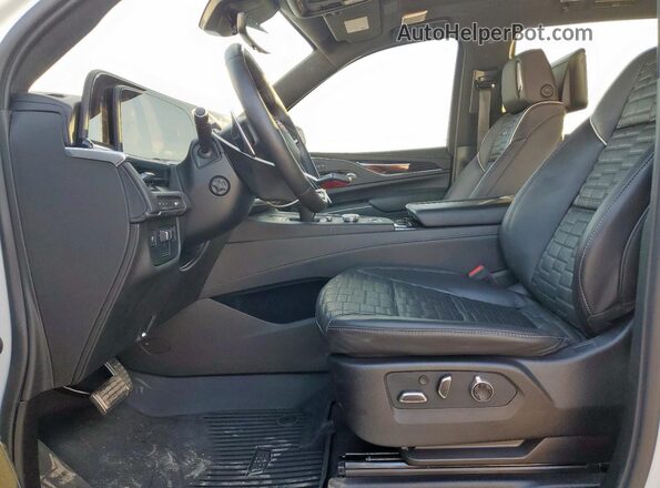 1GYS4HK97PR503824 2023 CADILLAC ESCALADE White Vista interior delantera