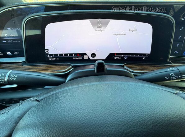 1GYS4KKL2PR480283 2023 CADILLAC ESCALADE Black Dashboard view