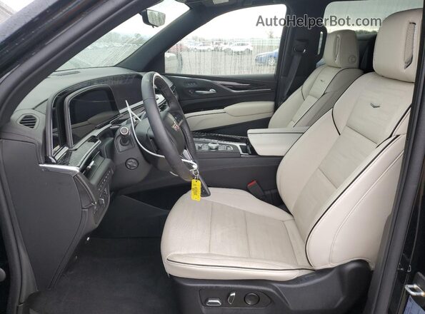 1GYS4PKL8PR209645 2023 CADILLAC ESCALADE Black Front interior view