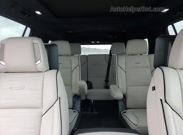 1GYS4PKL8PR209645 2023 CADILLAC ESCALADE Black Rear seats view