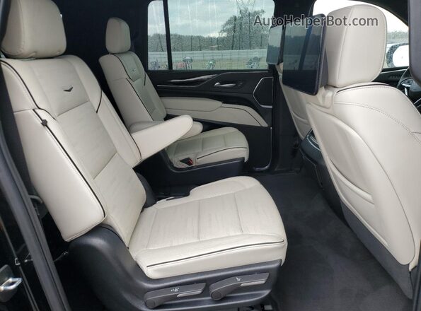 1GYS4PKL8PR209645 2023 CADILLAC ESCALADE Black Rear interior view