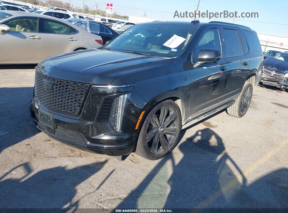 1GYS9FRL6SR412110 2025 CADILLAC ESCALADE Черный Передняя левая четверть