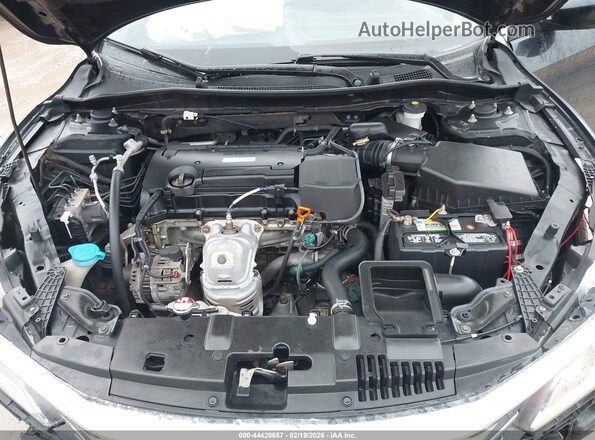 1HGCR2F35GA057929 2016 HONDA ACCORD Black Вид ззаду