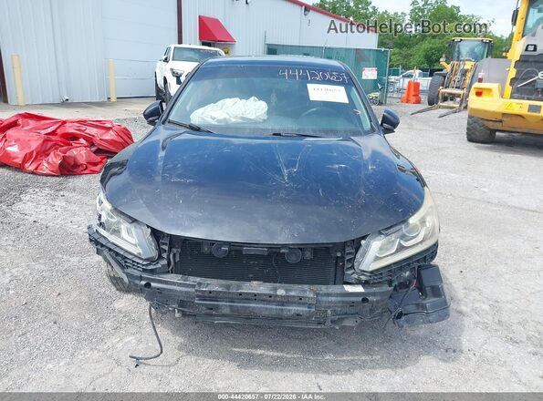 1HGCR2F35GA057929 2016 HONDA ACCORD Black Вид задньої частини салону
