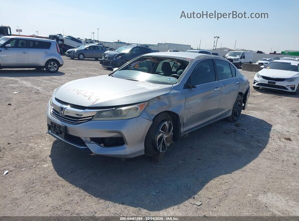 1HGCR2F36GA172409 2016 HONDA ACCORD Silver Front view