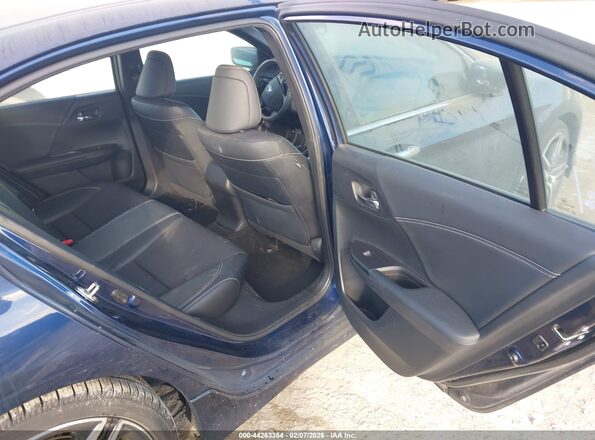 1HGCR2F52GA018801 2016 HONDA ACCORD Blue Widok naklejki z numerem VIN