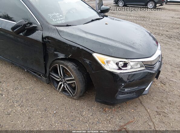 1HGCR2F56GA230519 2016 HONDA ACCORD Black 