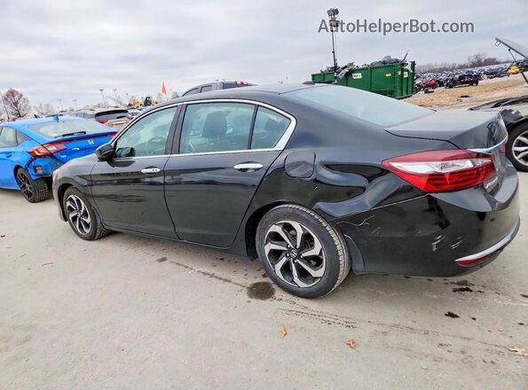 1HGCR2F83HA160487 2017 HONDA ACCORD Black Tył lewy