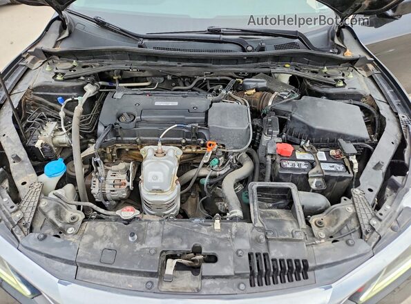 1HGCR2F83HA160487 2017 HONDA ACCORD Black Widok wnętrza z tyłu