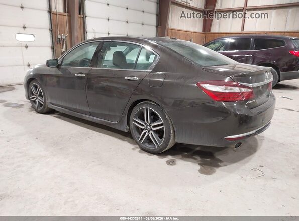 1HGCR3F92HA031302 2017 HONDA ACCORD Brown Задня ліва чверть